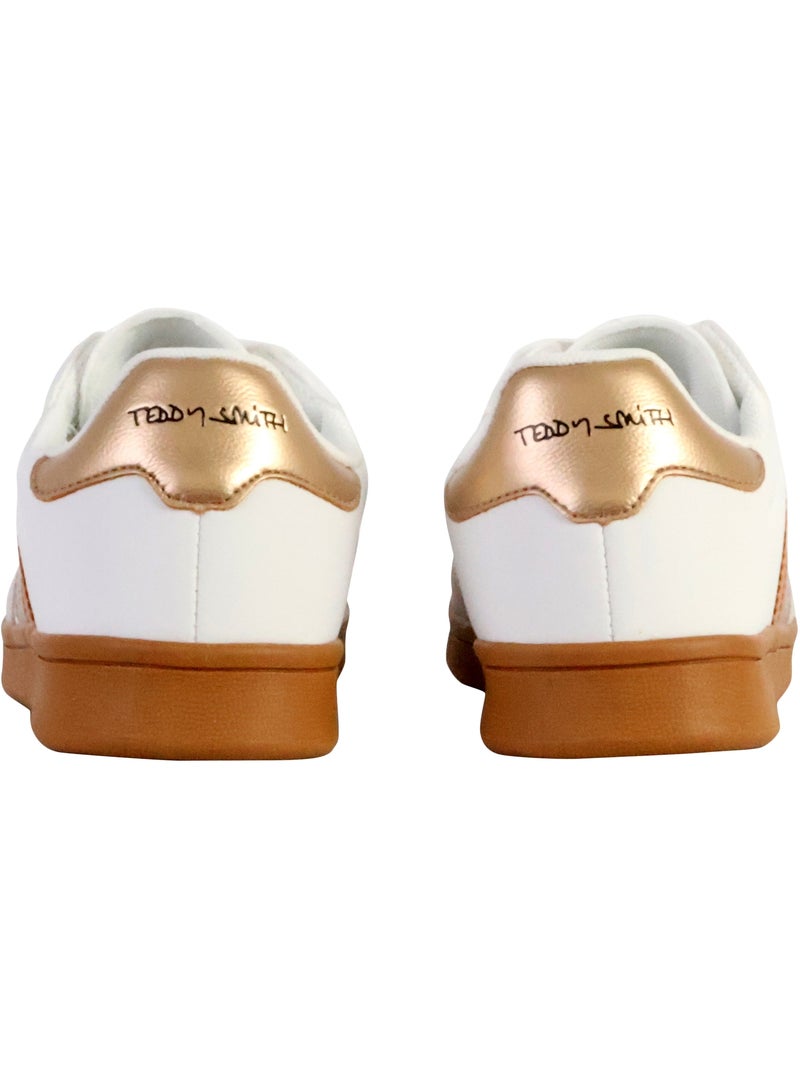 Basket Cuir Teddy Smith Doré/or - Kiabi