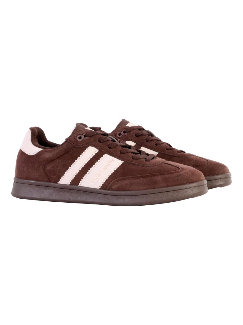 Basket Cuir Teddy Smith Marron - Kiabi