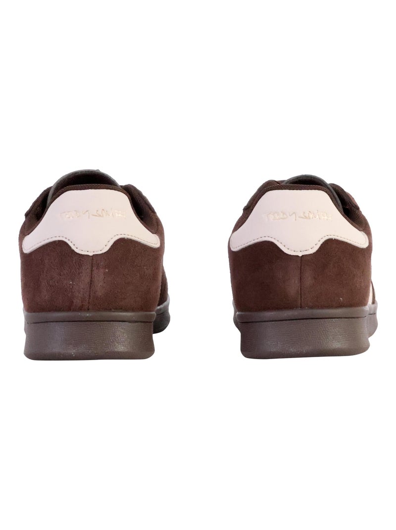 Basket Cuir Teddy Smith Marron - Kiabi