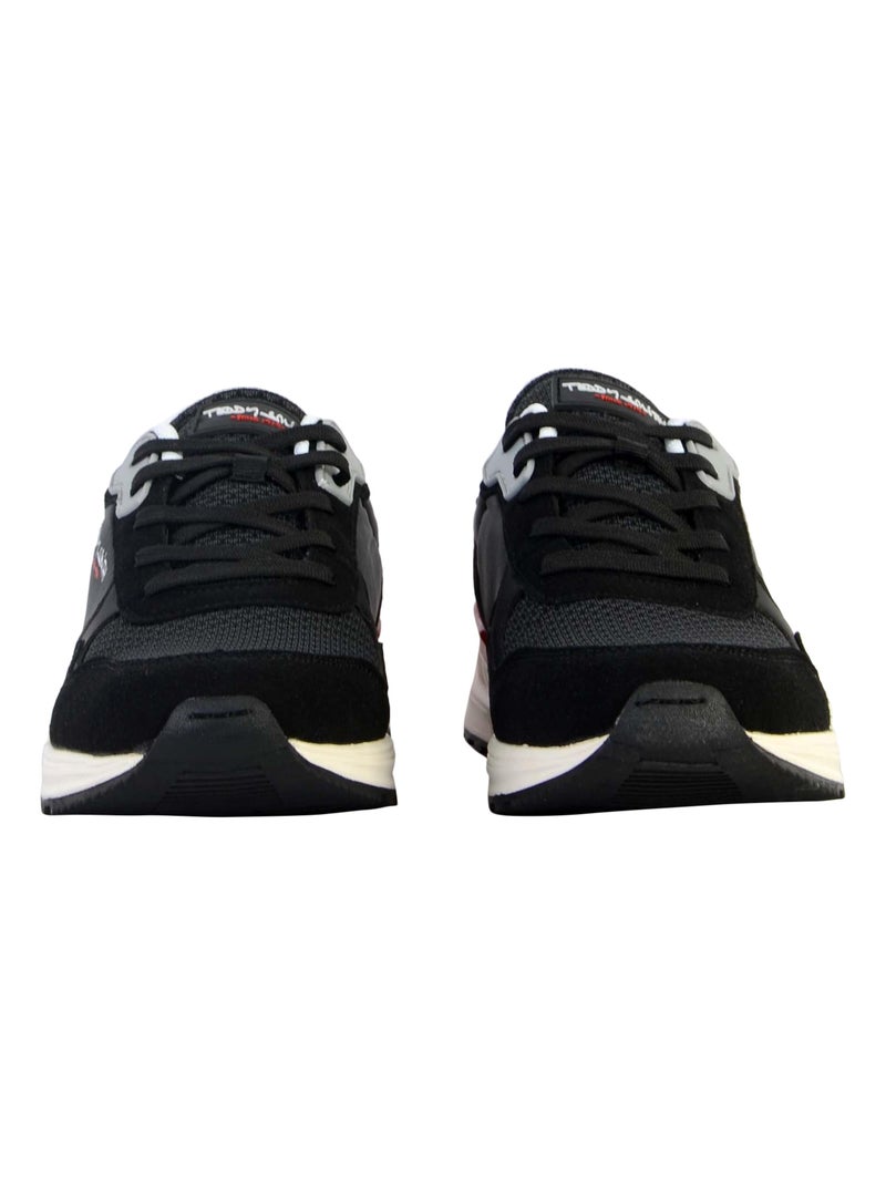 Basket Cuir Teddy Smith Noir - Kiabi