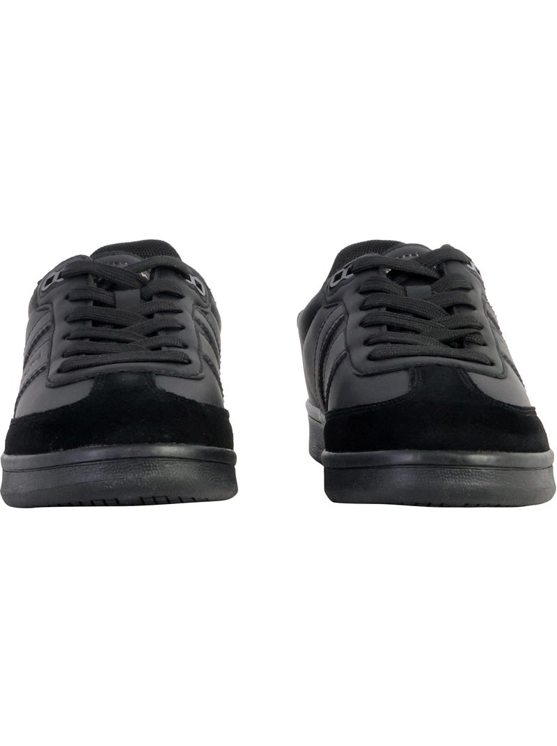 Basket Cuir Teddy Smith Noir - Kiabi