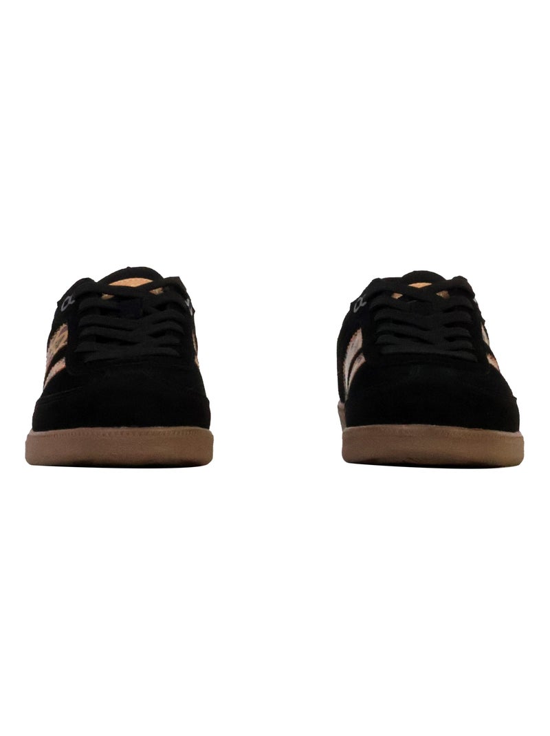 Basket Cuir Teddy Smith Noir Marron - Kiabi