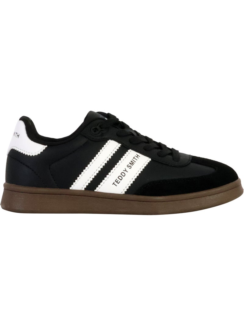 Basket Cuir Teddy Smith Noir - Kiabi