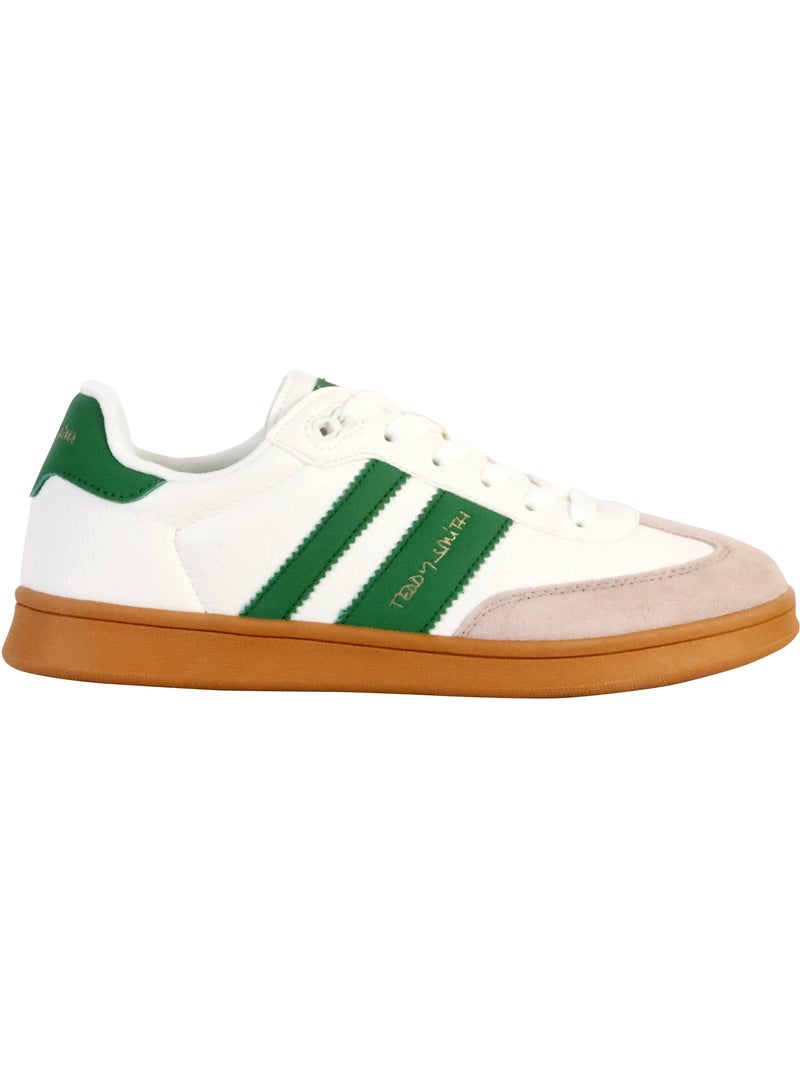 Basket Cuir Teddy Smith Vert - Kiabi