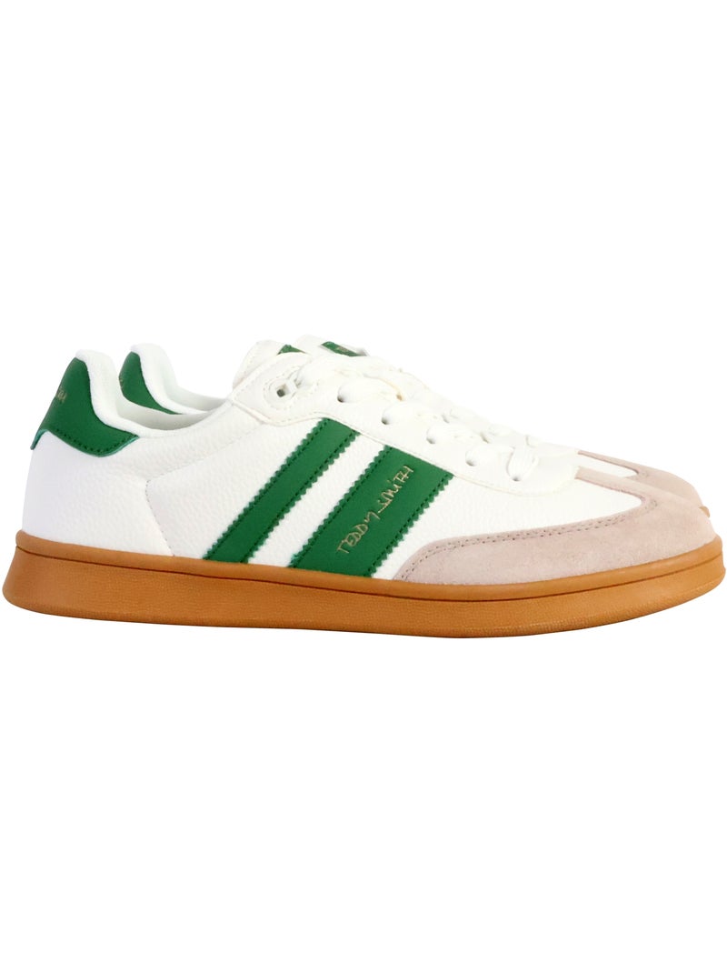 Basket Cuir Teddy Smith Vert - Kiabi