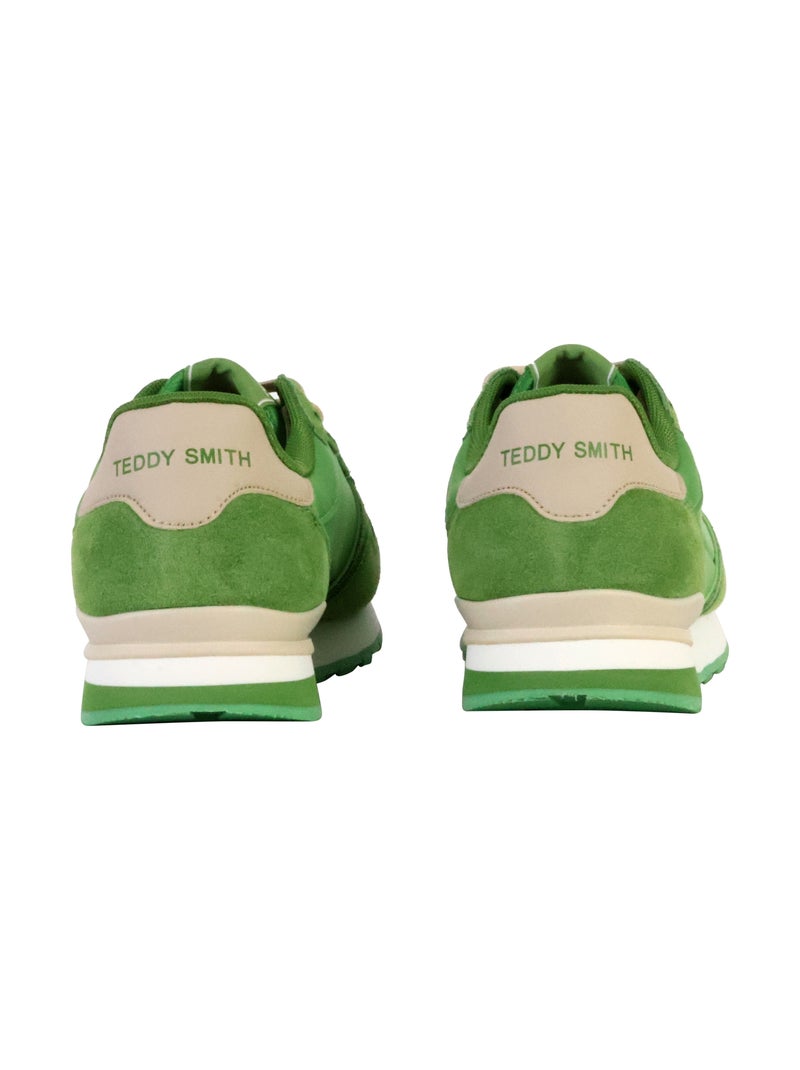 Basket Cuir Teddy Smith Vert - Kiabi