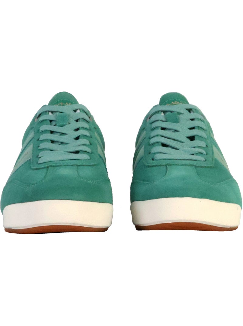 Basket Cuir Teddy Smith Vert - Kiabi