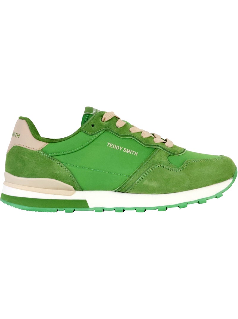 Basket Cuir Teddy Smith Vert - Kiabi