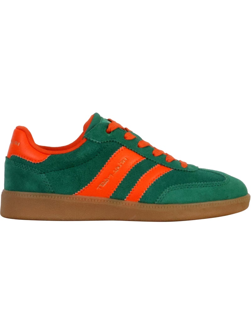 Basket Cuir Teddy Smith Vert - Kiabi