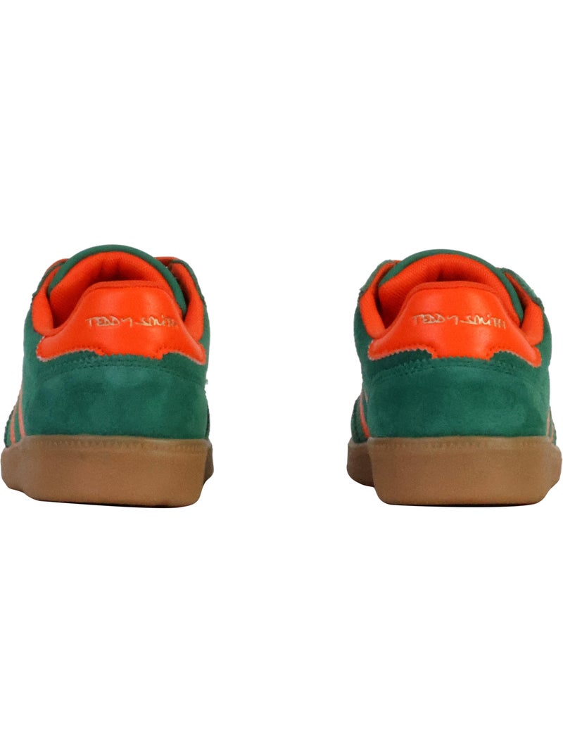 Basket Cuir Teddy Smith Vert - Kiabi