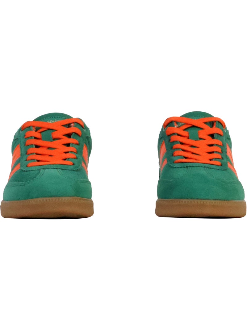 Basket Cuir Teddy Smith Vert - Kiabi