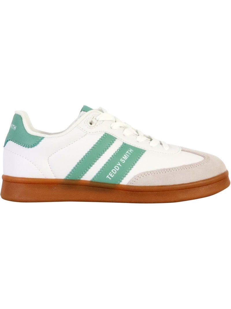 Basket Cuir Teddy Smith Vert - Kiabi