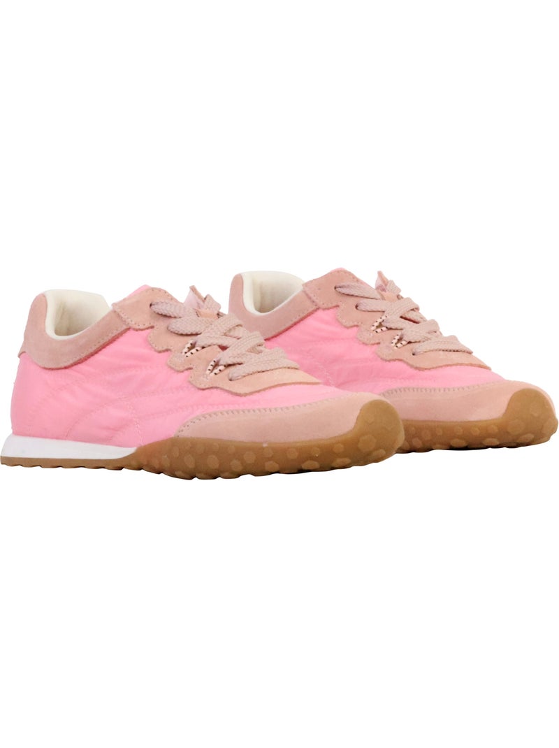 Basket Cuir The Divine Factory Alénoa Rose - Kiabi
