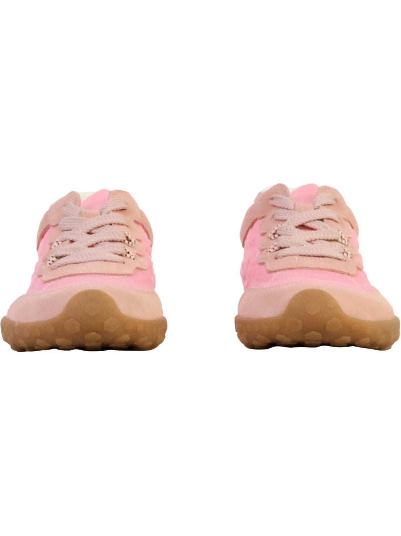 Basket Cuir The Divine Factory Alénoa Rose - Kiabi