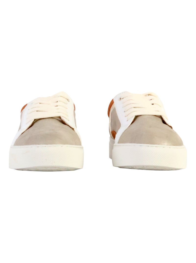 Basket Cuir The Divine Factory Taupe - Kiabi