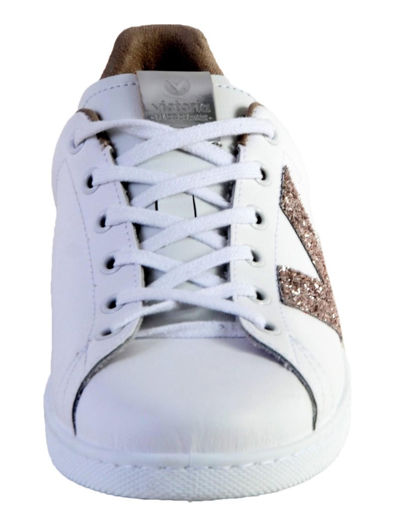 Basket Cuir Victoria 1125188 Beige - Kiabi