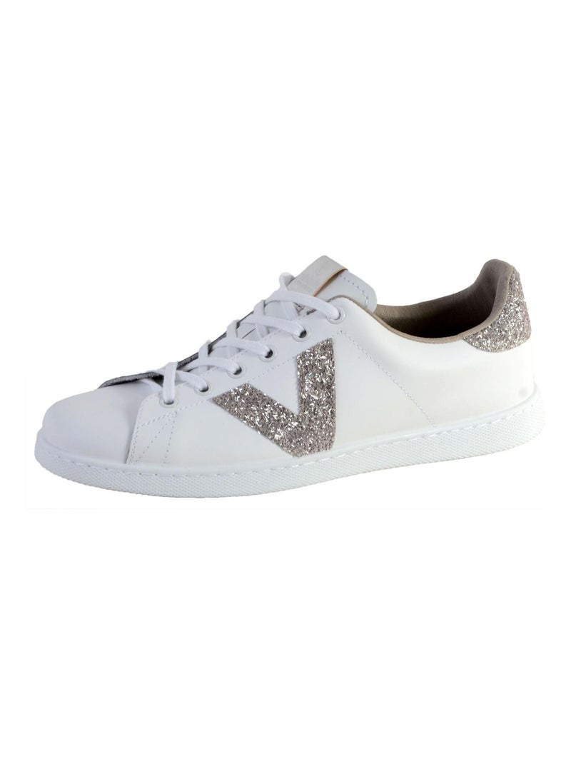 Basket Cuir Victoria 1125188 Beige - Kiabi