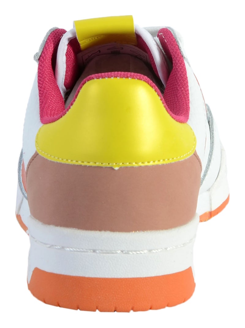 Basket Cuir Victoria 113010 Orange - Kiabi