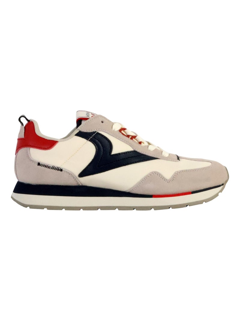 Basket Cuir Victoria Beige - Kiabi