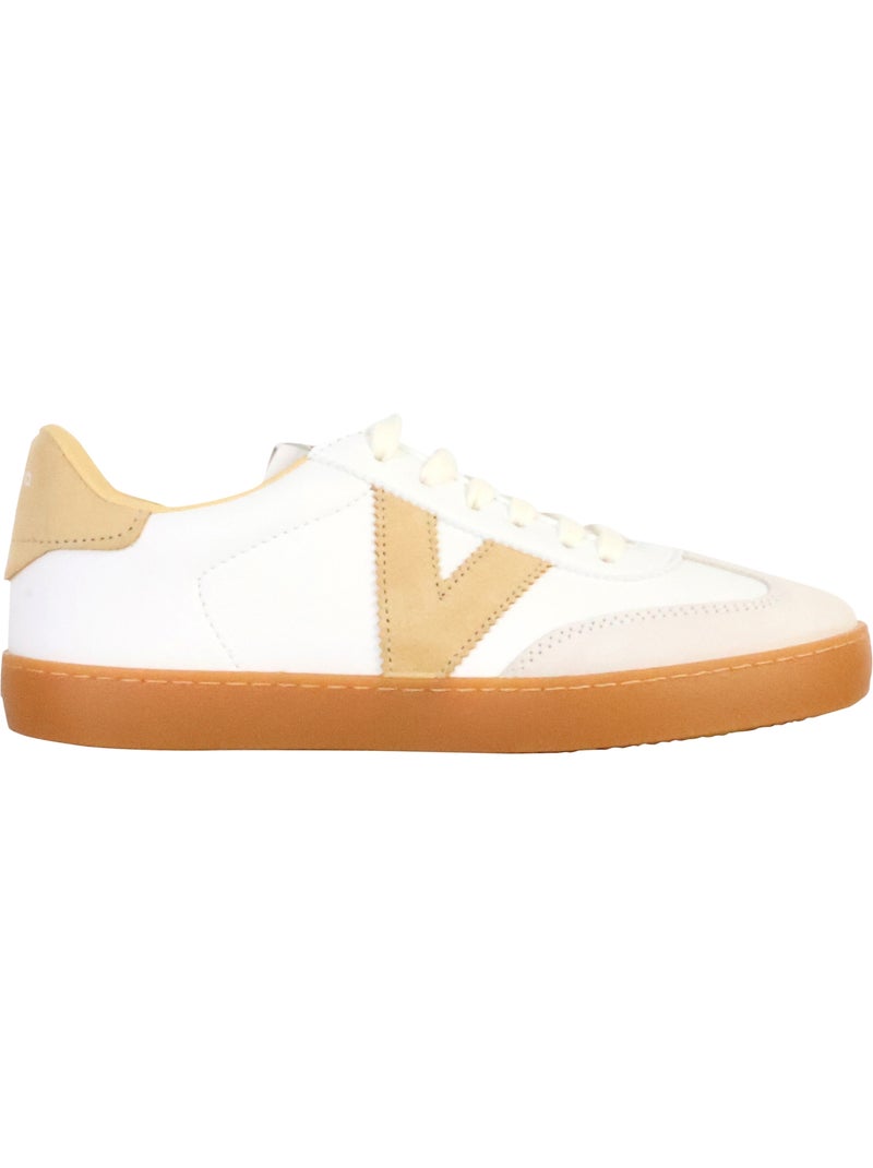 Basket Cuir Victoria Blanc - Kiabi