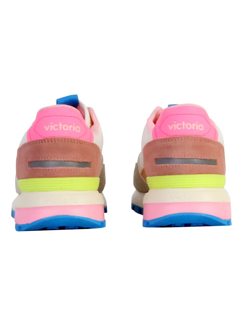 Basket Cuir Victoria Blanc - Kiabi