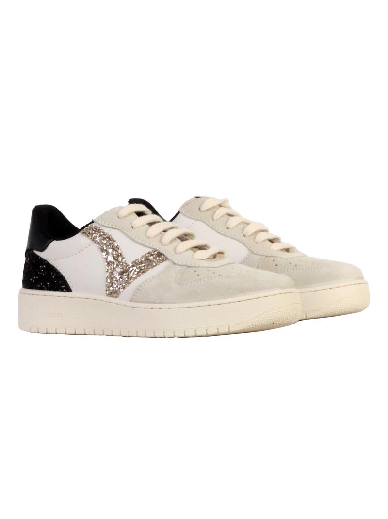 Basket Cuir Victoria Blanc - Kiabi