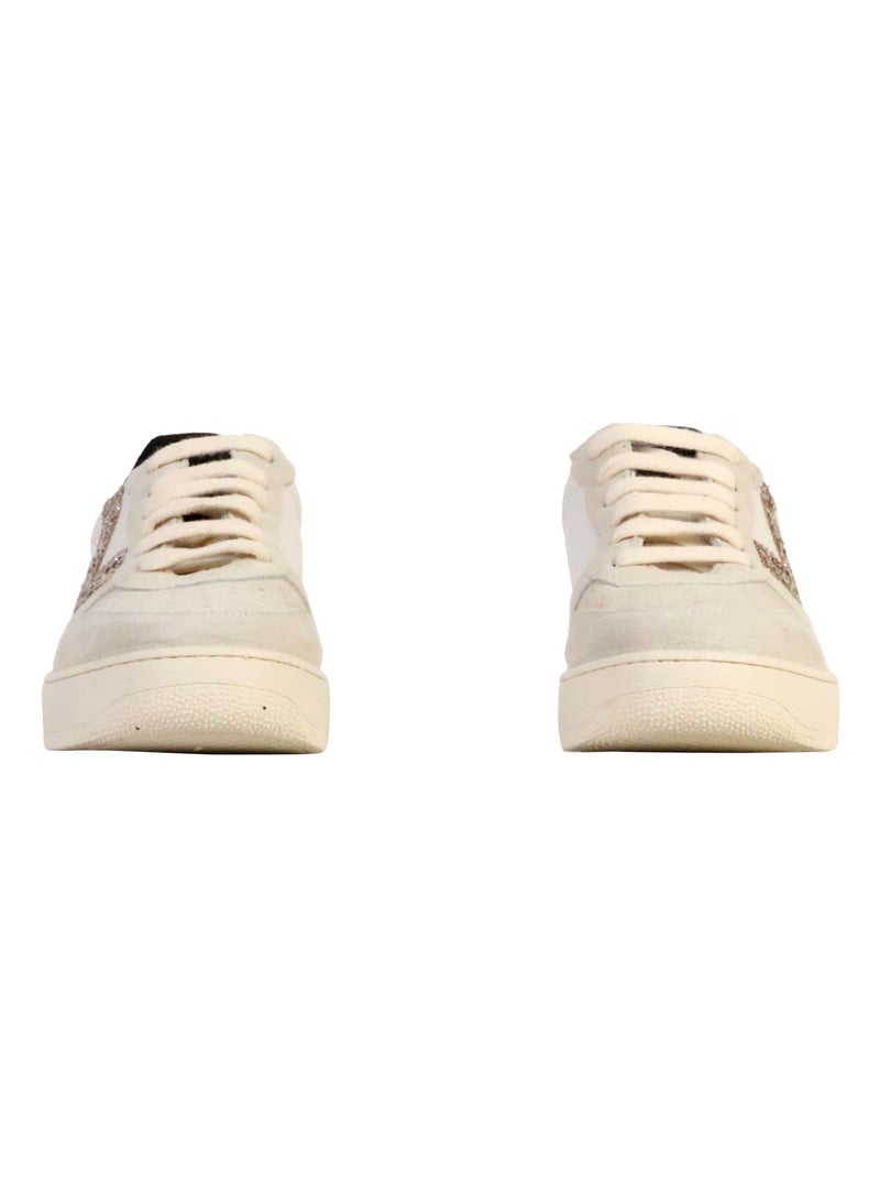 Basket Cuir Victoria Blanc - Kiabi