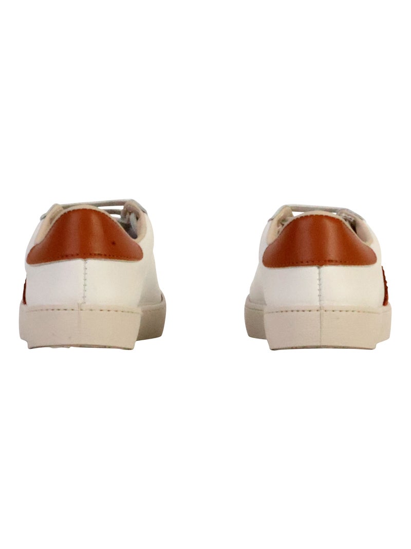 Basket Cuir Victoria Blanc - Kiabi