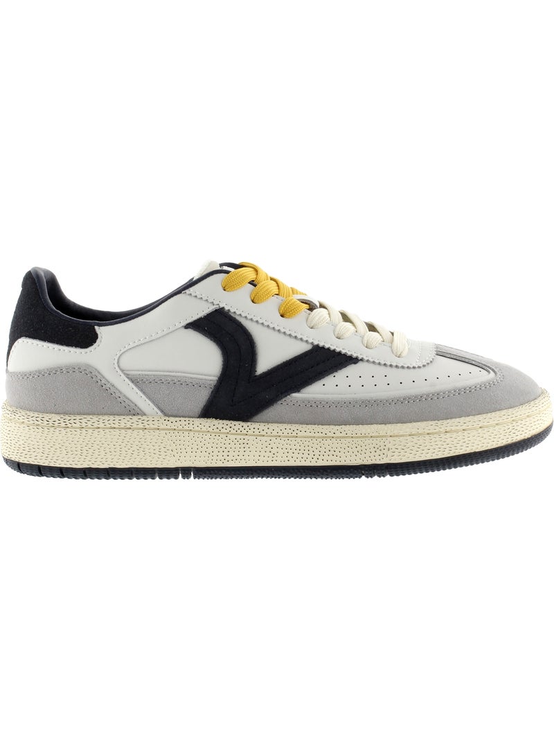 Basket Cuir Victoria Bleu - Kiabi