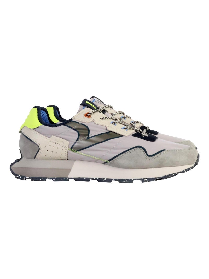 Basket Cuir Victoria Gris - Kiabi