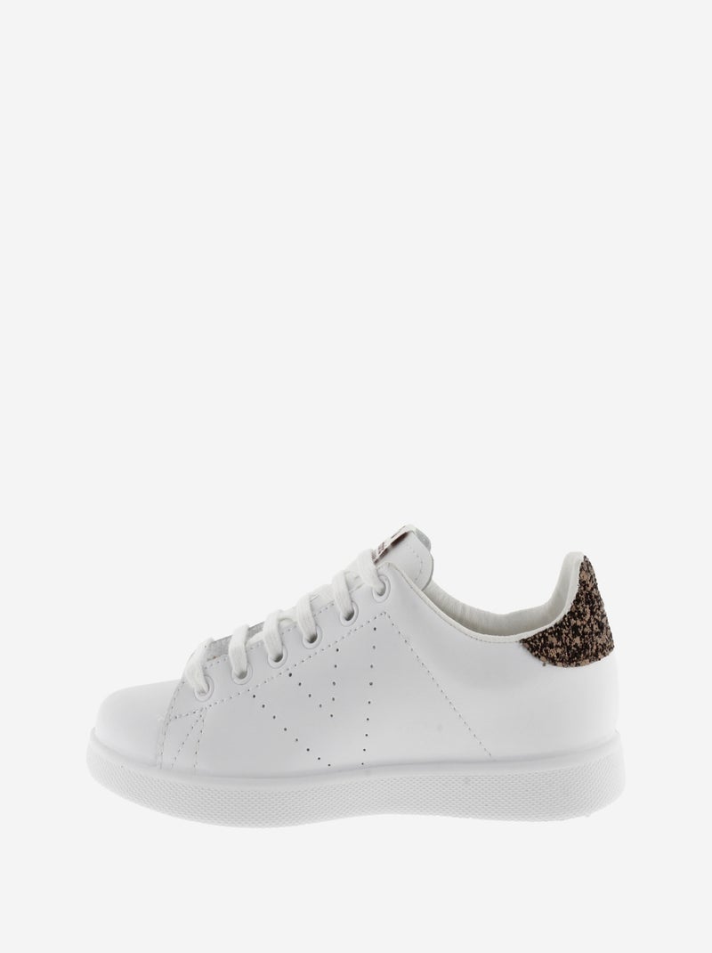 Basket Cuir Victoria Marron - Kiabi