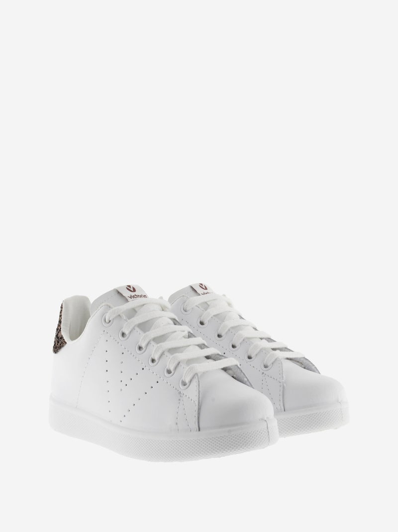 Basket Cuir Victoria Marron - Kiabi