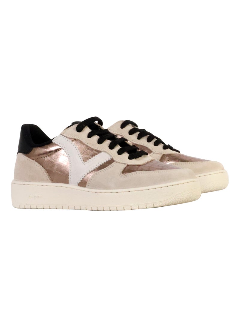 Basket Cuir Victoria Marron - Kiabi