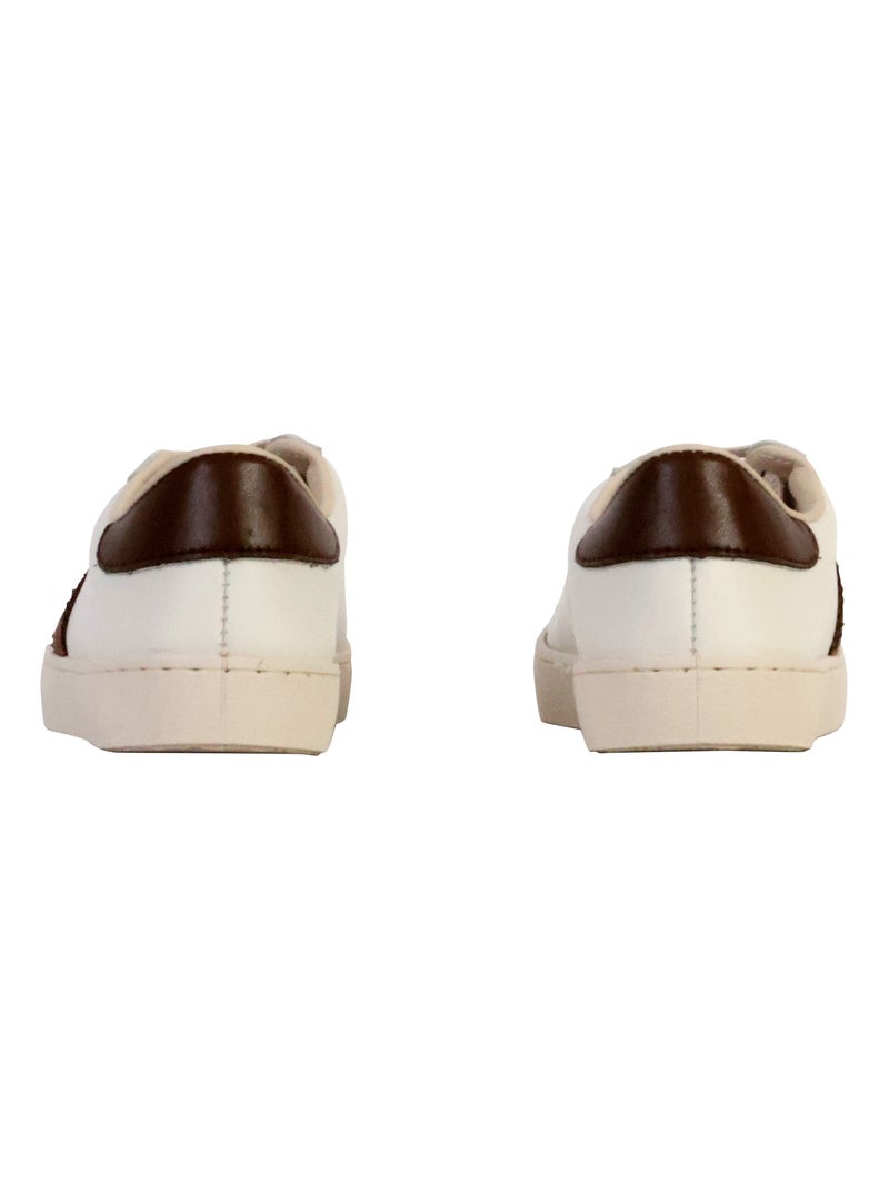Basket Cuir Victoria Marron - Kiabi