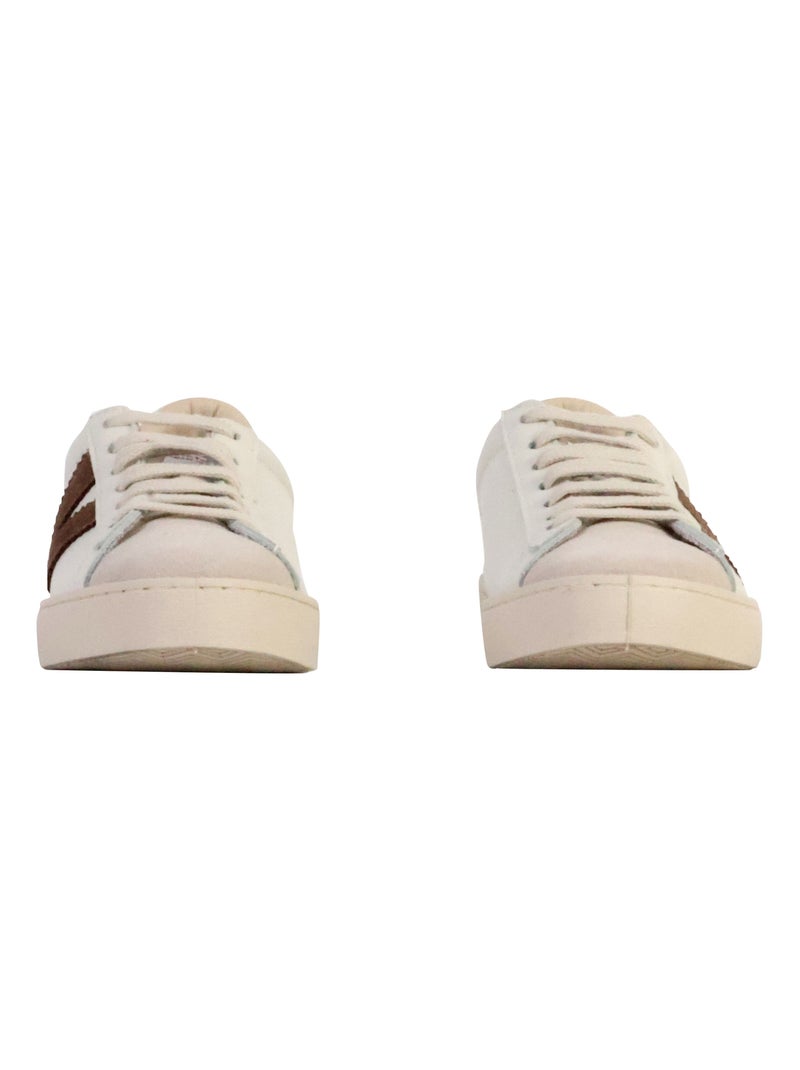 Basket Cuir Victoria Marron - Kiabi