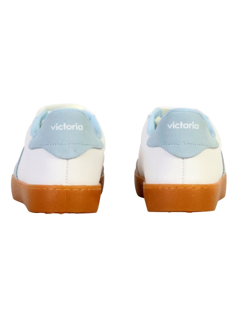 Basket Cuir Victoria Multicolore - Kiabi
