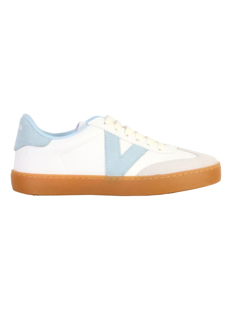 Basket Cuir Victoria Multicolore - Kiabi