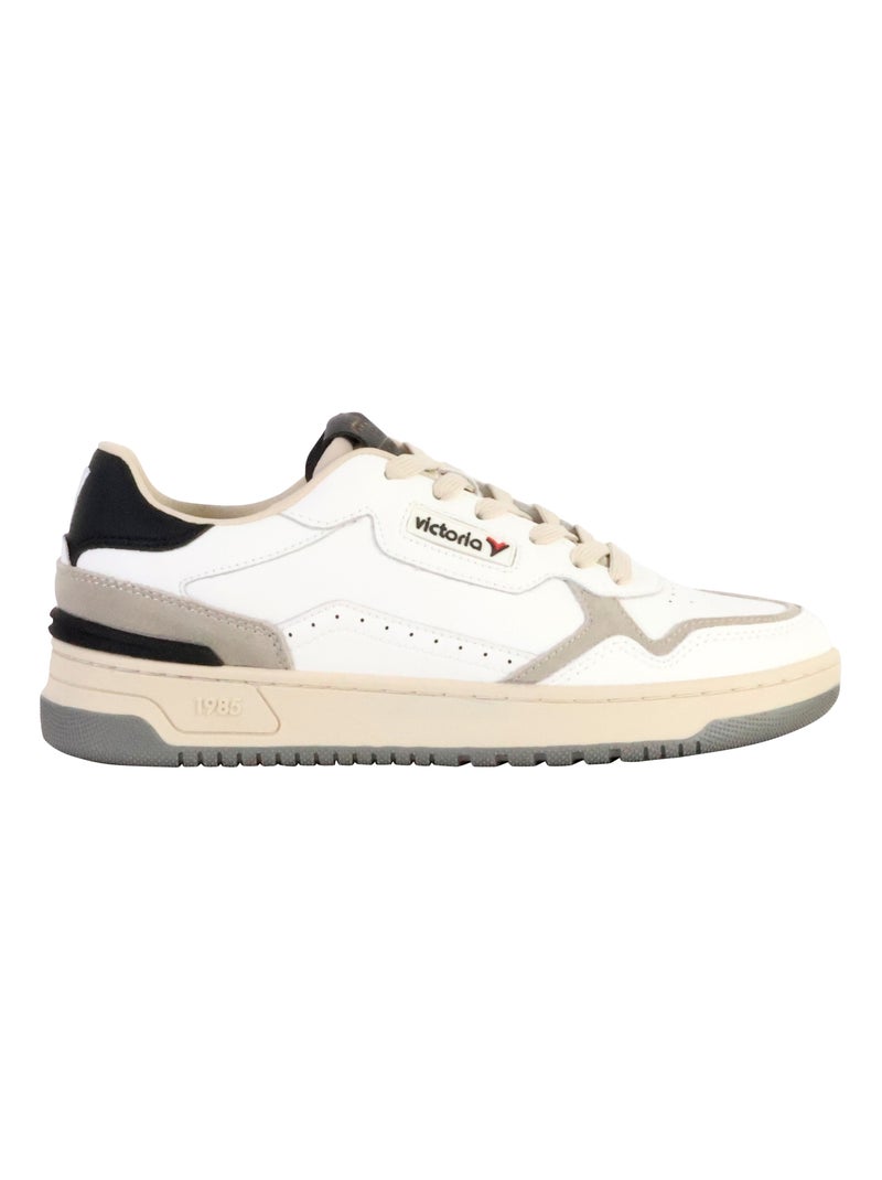 Basket Cuir Victoria Noir - Kiabi