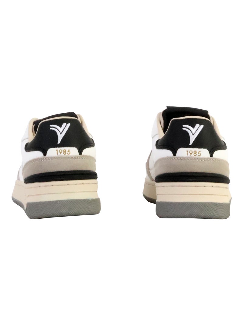 Basket Cuir Victoria Noir - Kiabi