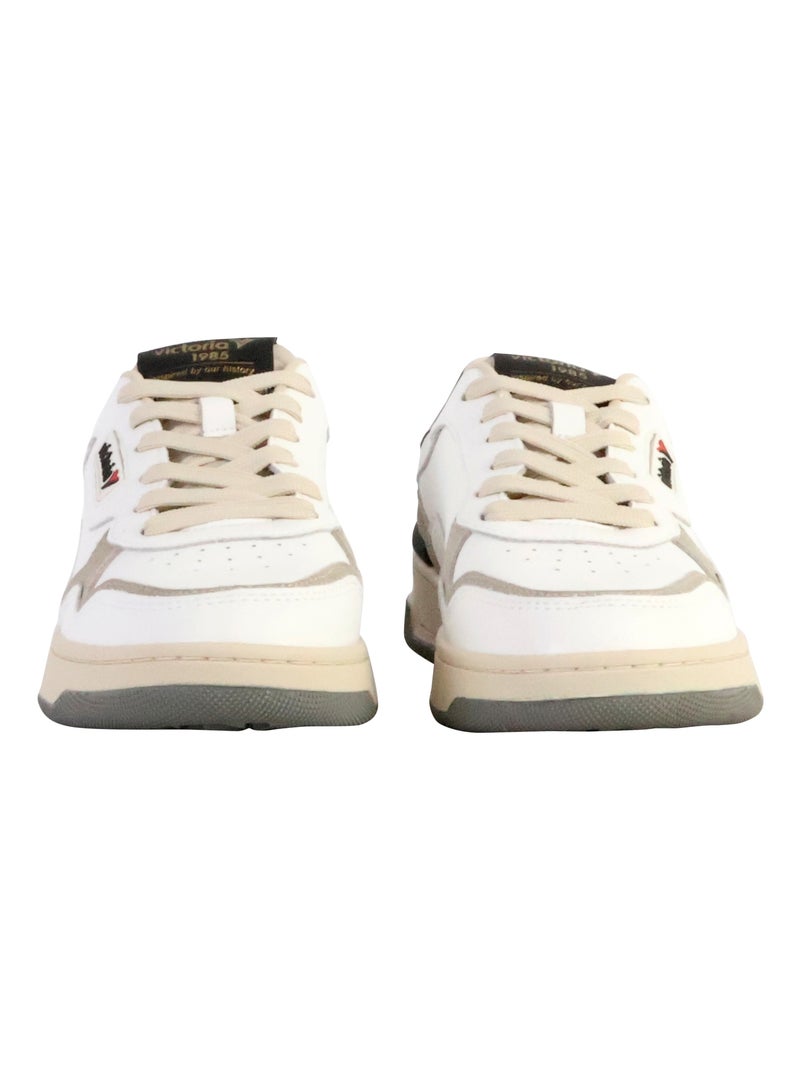 Basket Cuir Victoria Noir - Kiabi