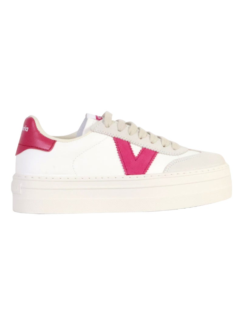 Basket Cuir Victoria Rose - Kiabi