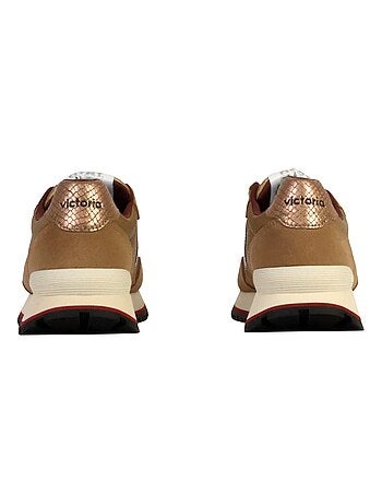 Basket Cuir Victoria Viento Métal