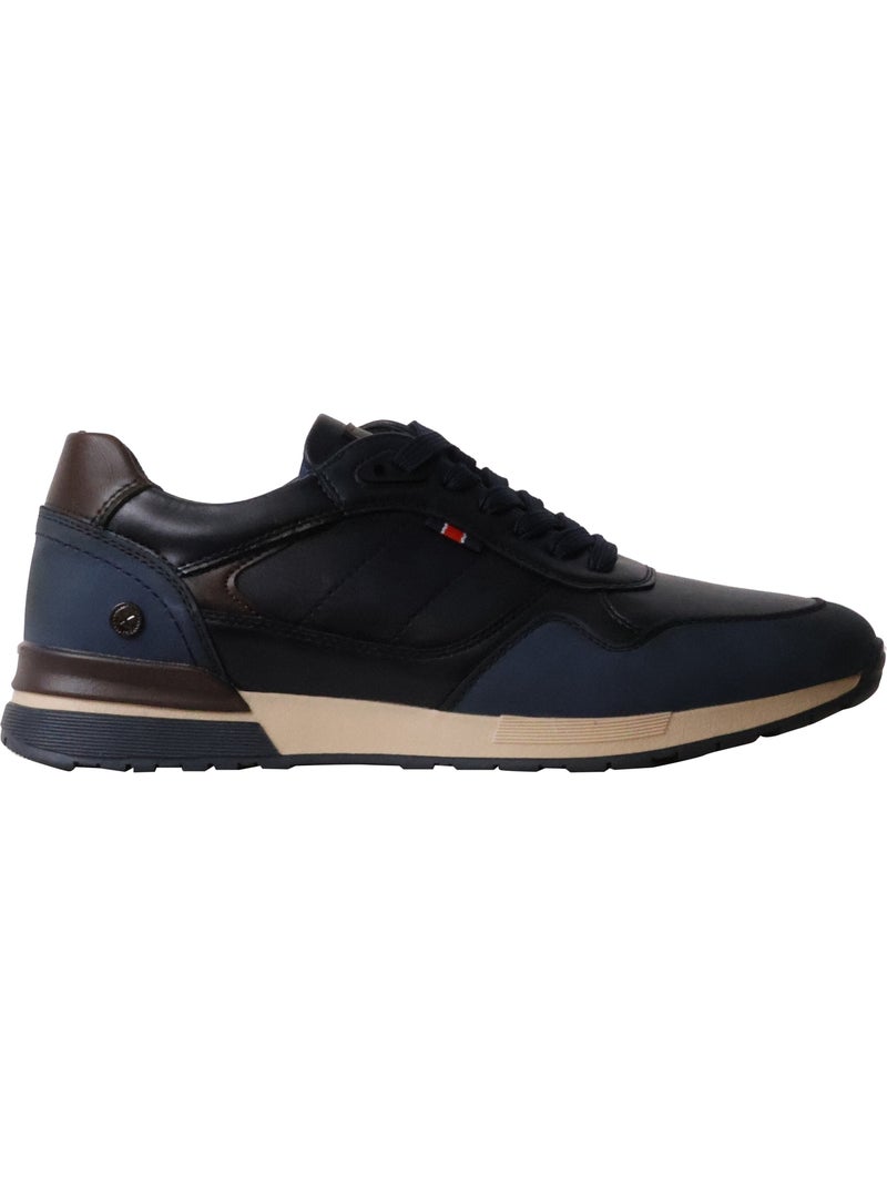 Basket cuir xti Bleu marine - Kiabi
