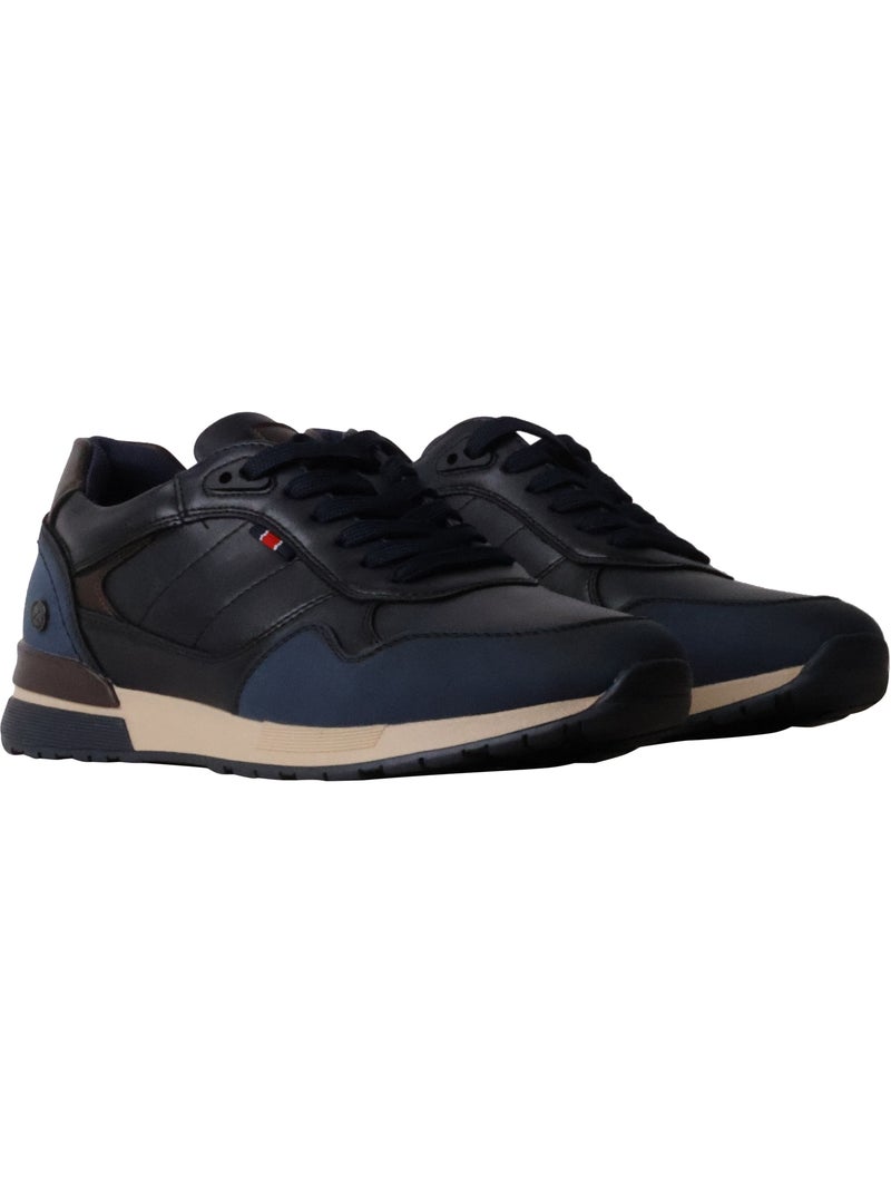 Basket cuir xti Bleu marine - Kiabi