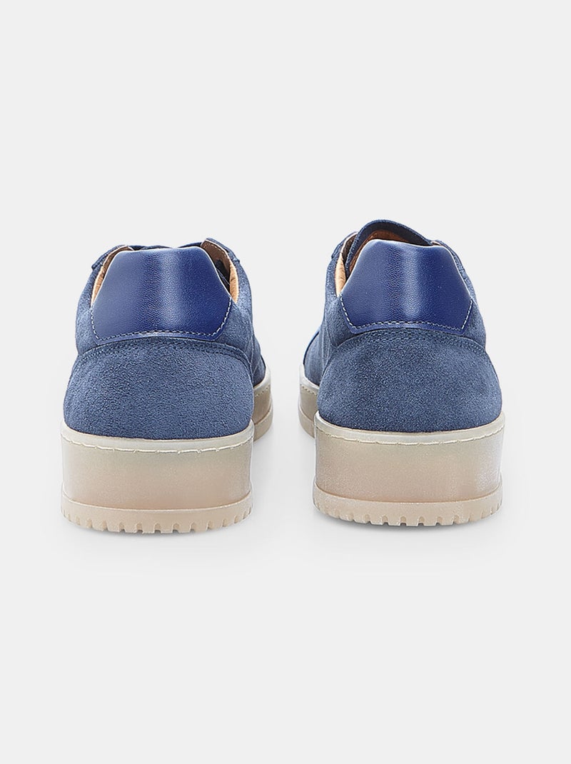 Basket de loisirs BATA à lacets Bleu - Kiabi
