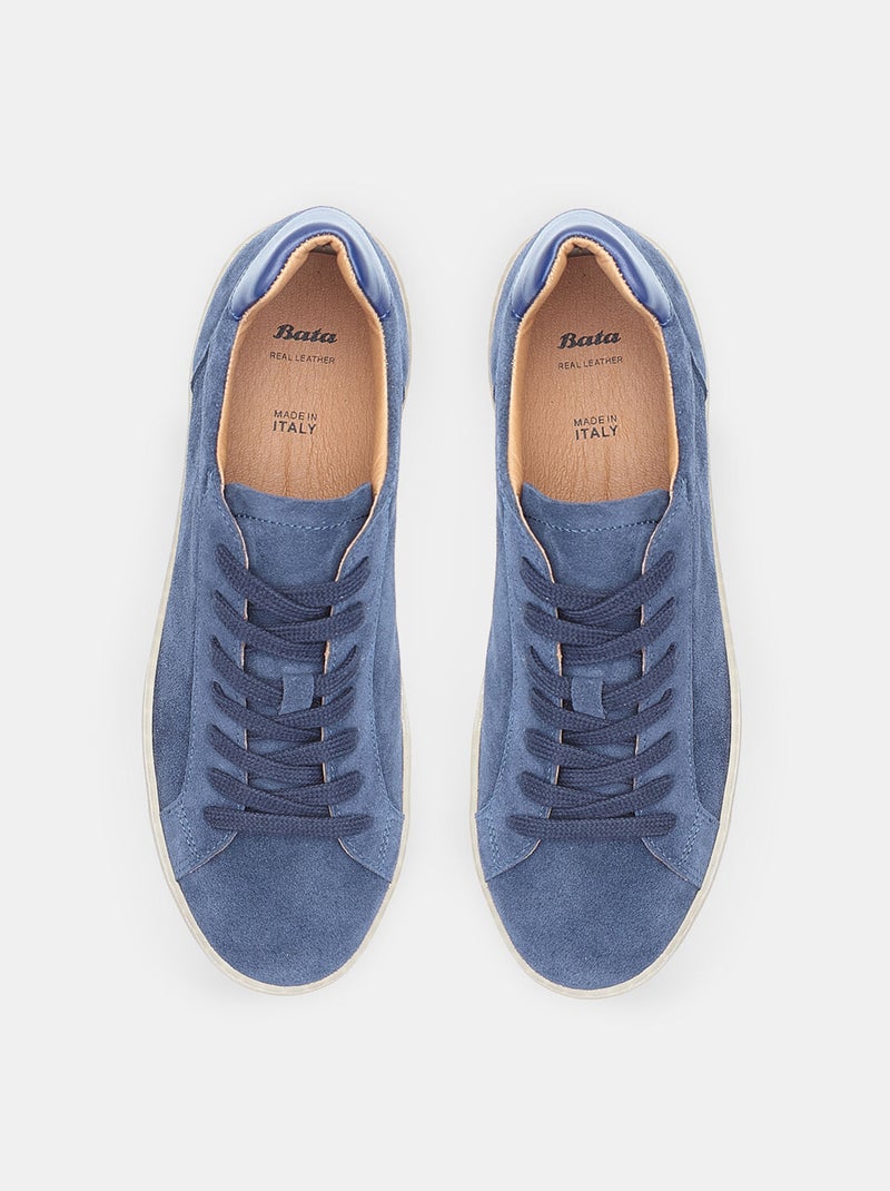 Basket de loisirs BATA à lacets Bleu - Kiabi