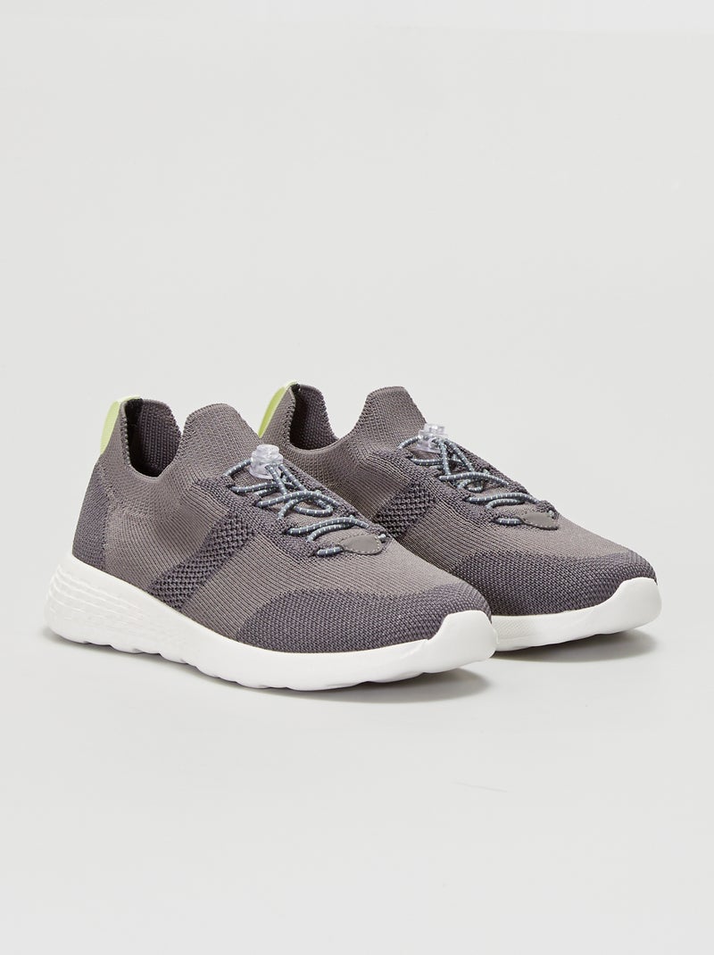Basket de sport easy fit Gris - Kiabi