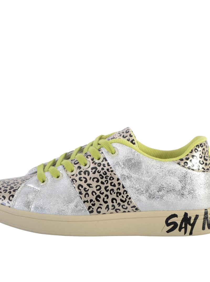 Basket Desigual Cosmic Leopard Gris - Kiabi