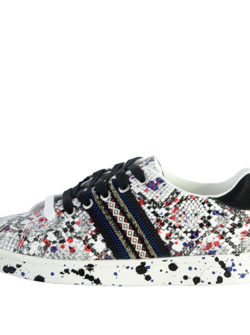 Basket Desigual Cosmic Snake Splatter Noir - Kiabi