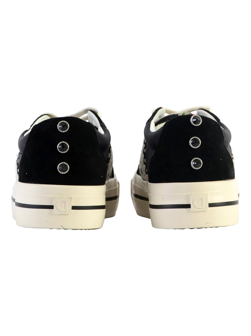 Basket Desigual Cuir Street Exotic Noir - Kiabi